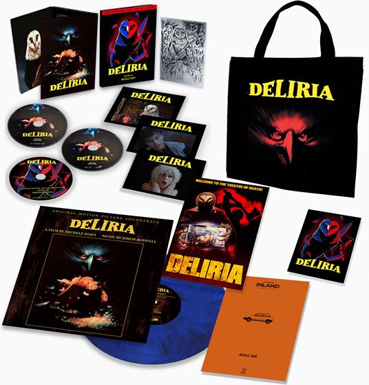 Deliria (Ultra Limited Bag Edition 100 Copie) (Blu-Ray+Dvd+Cd+Lp+Book) di Michele Soavi - DVD + Blu-ray