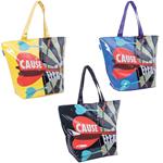 Borsa Mare Spiaggia Con Manici Stampa Bersaglio Freccette 55X45X22Cm Coveri