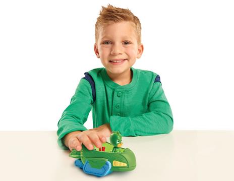 Pj Masks Super Pigiamini Personaggio 8 Cm + Veicolo - 11