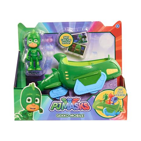 Pj Masks Super Pigiamini Personaggio 8 Cm + Veicolo - 3