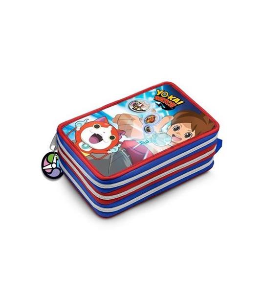 Astuccio attrezzato 3 zip Yo-kai Watch - 2