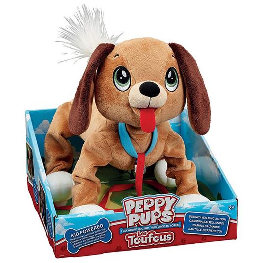 Peppy Pups Dogs. Cagnolino Marrone Peluche. Giochi Preziosi. Pep01000