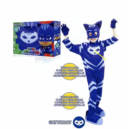 Super Pigiamini. Pj Masks. Costume Carnevale Gattoboy - Giochi Preziosi -  Idee regalo | IBS
