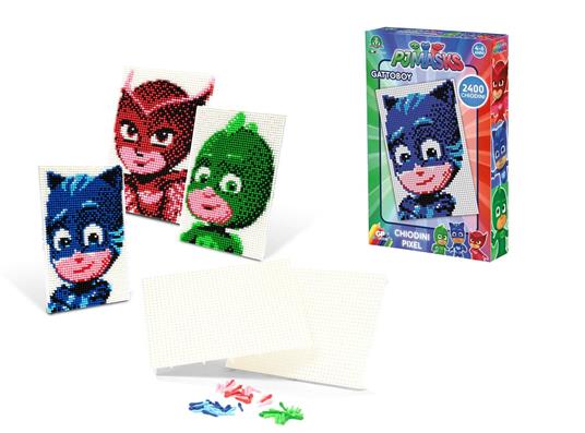 Pj Masks. Chiodini Pixel 2.400 Pz. 4/6 Anni