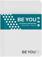 Diario BE YOU Original 2018-2019, 16 mesi, mini. Bianco