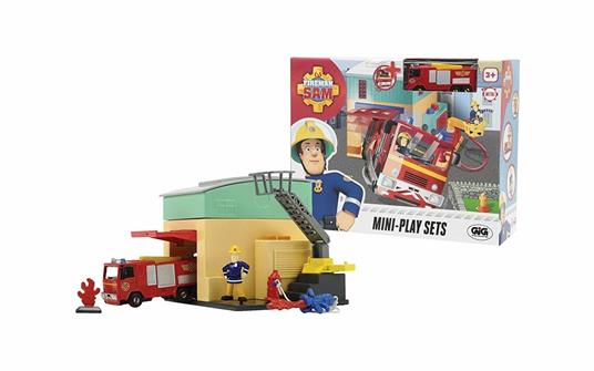 Sam Il Pompiere. Mini Fire Station - Giochi Preziosi - Cartoons -  Giocattoli | IBS