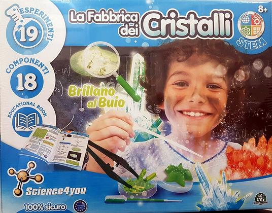 Science 4 You. La Fabbrica Dei Cristalli - Giochi Preziosi - Scientifici -  Giocattoli | IBS