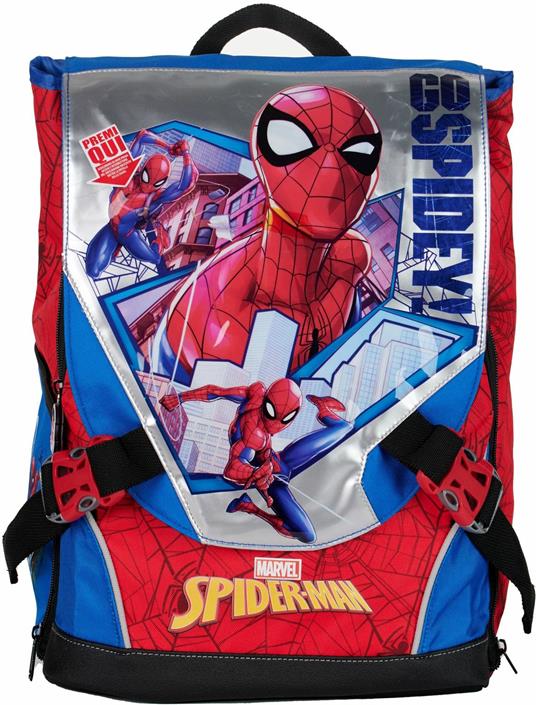 Zaino scuola estensibile multi Spider-Man - Auguri Preziosi - Cartoleria e  scuola | IBS