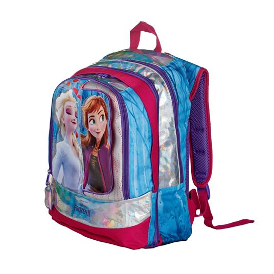 Zaino scuola estensibile multi round Frozen - 5