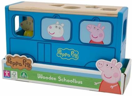 Peppa Pig Scuolabus In Legno