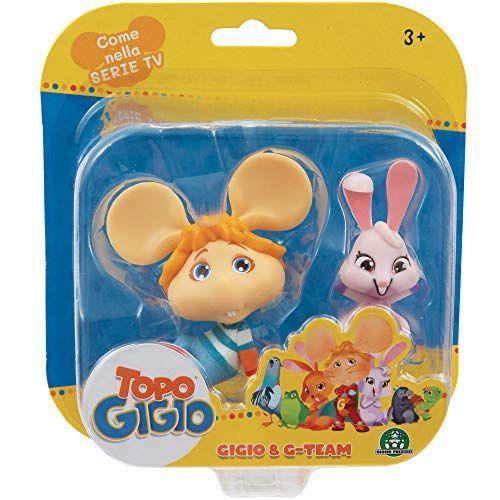 Grandi Giochi- Topo Gigio-mini Gigio & G-team 2 Personaggi, 8056379106265 - 2