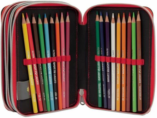 Astuccio organizzato 3 zip Gormiti - 13x20x7 cm - 7