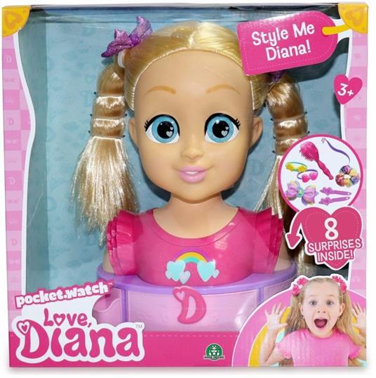 Love Diana Styling Head - Giochi Preziosi - Casa delle bambole e Playset -  Giocattoli | IBS