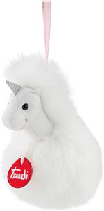 Unicorno Peluche 20 Cm Con Tessuto Glitter In Borsetta Di Pailette