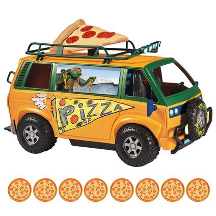 Turtles  veicolo van lancia pizze tartarughe ninja