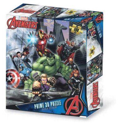 Puzzle Prime 3D Marvel Avengers 500 pz - cm 61x46