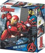 Puzzle Prime 3D Marvel Avengers Iron Man 500 pz - cm 61x46