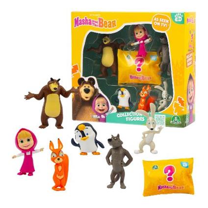 set personaggi 7 pezzi MASHA E ORSO MHA23000