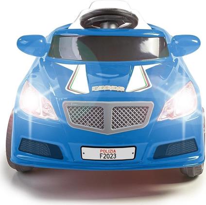 Auto elettrica POLIZIA Twinkle Car 12V R/c Azzurro FEQ07000