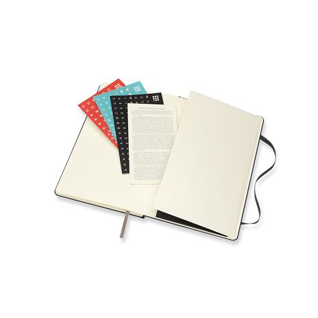 Planner orizzontale Moleskine 18 mesi 2020/2021 settimanale large copertina rigida. Nera - 7