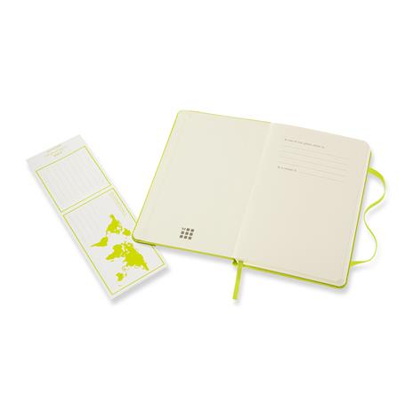 Taccuino Moleskine a righe Pocket copertina rigida Lemon. Verde - 3