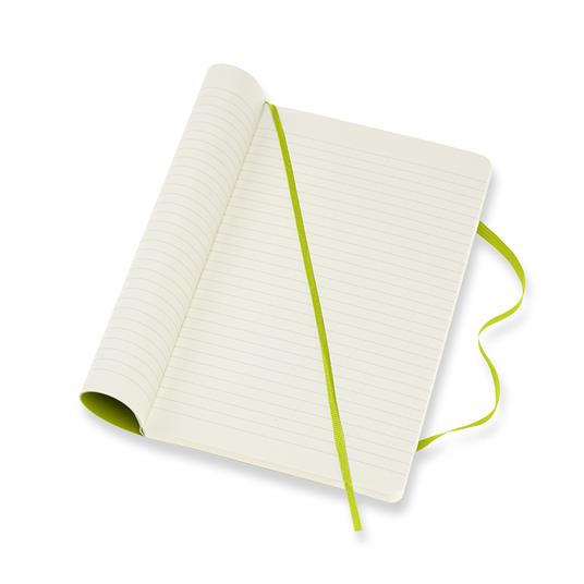 Taccuino Moleskine a righe Large copertina morbida Lemon. Verde - 4