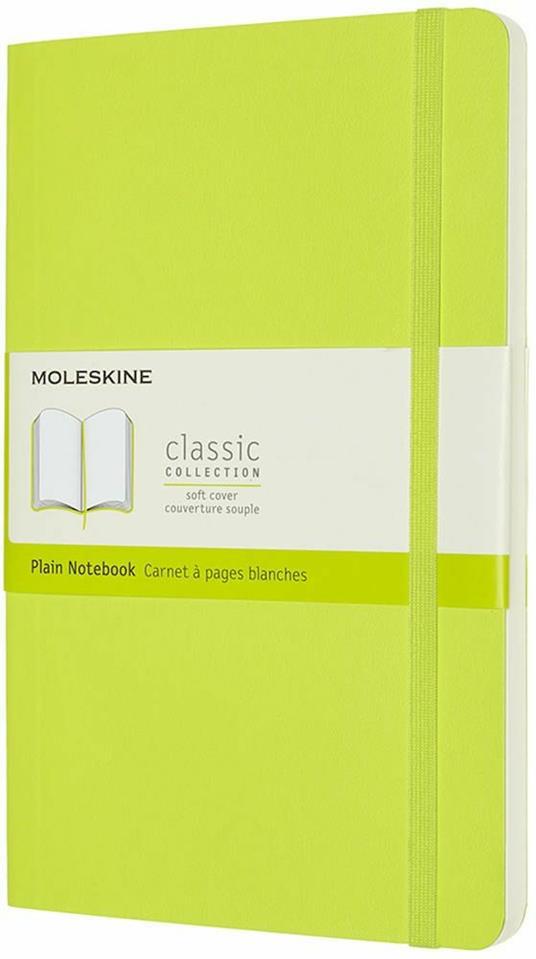 Moleskine - Taccuino Classic pagine bianche verde - Extra Large copertina  morbida di Moleskine in Taccuini