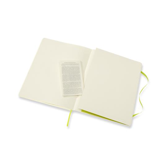 Taccuino Moleskine a righe X-Large copertina morbida Lemon. Verde - 5