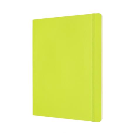 Taccuino Moleskine a pagine bianche X-Large copertina morbida Lemon. Verde - 2