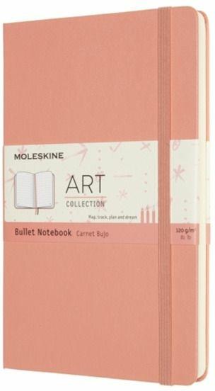 Taccuino Moleskine Art Bullet Large Copertina rigida Corallo