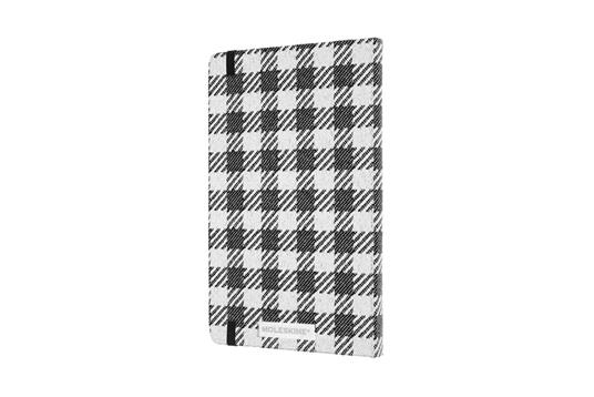 Taccuino Moleskine Blend 20 Limited Collection Large A righe copertina  rigida. Check Pattern Grigio