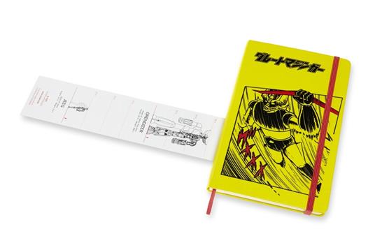 Taccuino Moleskine Limited Edition Go Nagai Large Copertina Rigida A righe Great Mazinger - 5