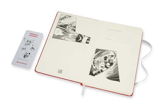 Taccuino Moleskine Limited Edition Go Nagai Large Copertina Rigida A pagine bianche Ufo Robot Grendiz - 3