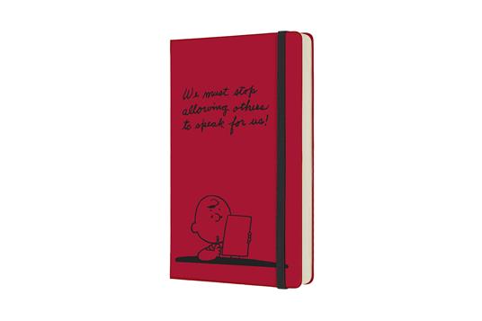 Agenda giornaliera Moleskine Peanuts 2022, 12 mesi, Large - Rosso Scarlatto  - Moleskine - Cartoleria e scuola | IBS