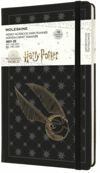 Agenda settimanale Moleskine Harry Potter 2021-2022, 18 mesi Large Nero -  Moleskine - Cartoleria e scuola | IBS