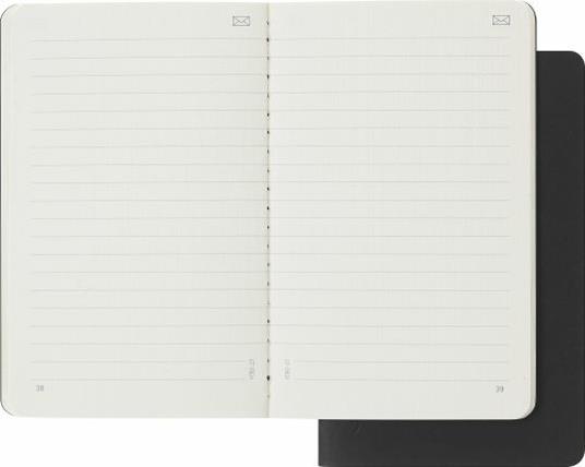 Taccuino Moleskine Smart Cahier, Pocket, a righe, 2 pz, nero - 9 x 14 cm - 2