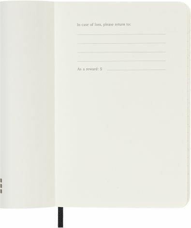 Moleskine® Classic Giornaliera 2024 - Pocket - hard cover nera