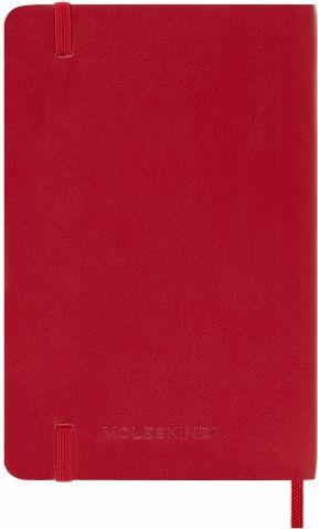 Agenda giornaliera Moleskine 2023, 12 mesi, Pocket, copertina morbida, Rosso  scarlatto - 9 x 14 cm - Moleskine - Cartoleria e scuola