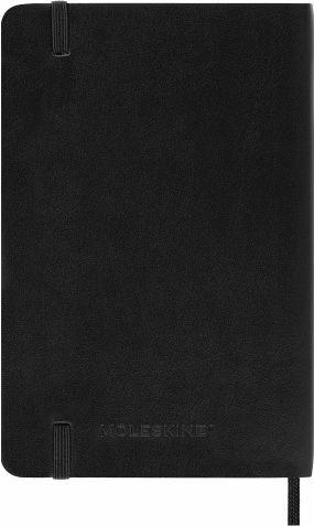 Agenda mensile Moleskine 2023, 12 mesi, Pocket, copertina morbida, Nero - 9 x 14 cm - 7