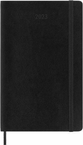 Agenda mensile Moleskine 2023, 12 mesi, Large, Nero - 13 x 21 cm