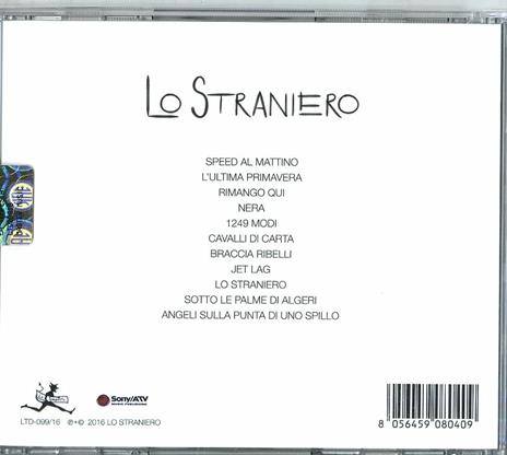 Straniero - CD Audio - 2