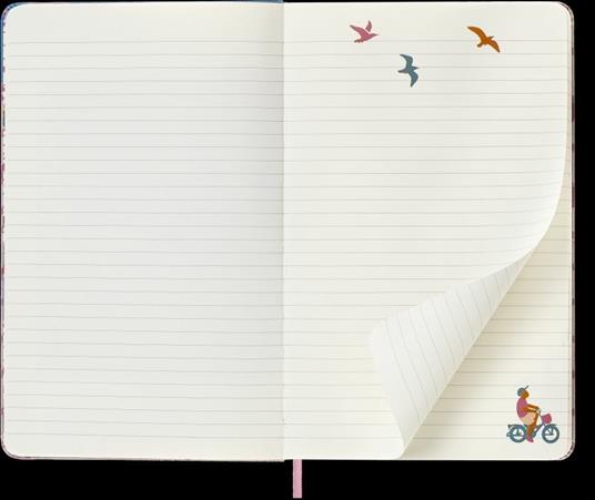 Taccuino Moleskine, a righe, Large, Limited Edition - Sakura bicicletta - 4