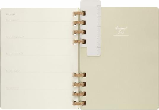 Agenda accademica spiralata Moleskine 2022-2023, 12 mesi, XL, Crush Kiwi - 20,4 x 25,2 cm - 8