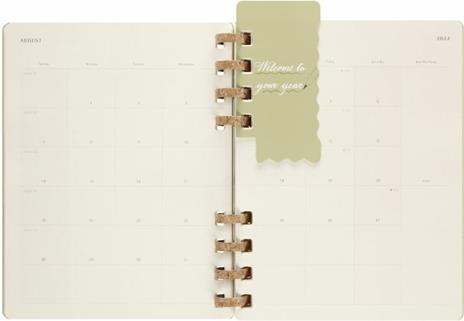 Agenda accademica spiralata Moleskine 2022-2023, 12 mesi, XL, Crush Kiwi - 20,4 x 25,2 cm - 10