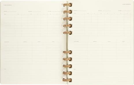 Agenda accademica spiralata Moleskine 2022-2023, 12 mesi, XXL, Crush Kiwi - 23,5 x 28,14 cm - 6