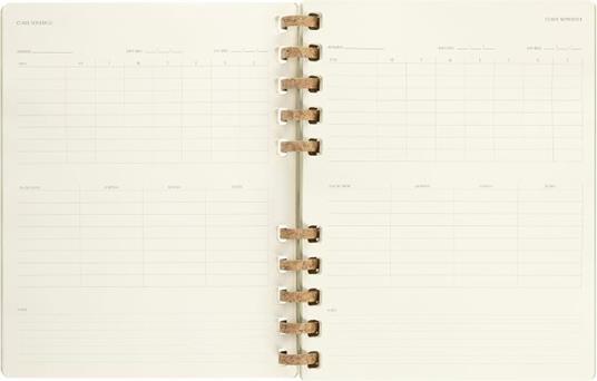 Agenda accademica spiralata Moleskine 2022-2023, 12 mesi, XXL, Crush Kiwi - 23,5 x 28,14 cm - 6