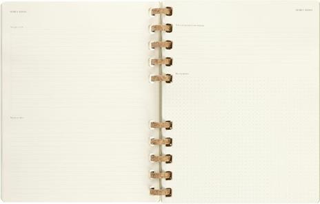 Agenda accademica spiralata Moleskine 2022-2023, 12 mesi, XXL, Crush Kiwi - 23,5 x 28,14 cm - 7