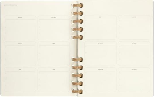 Agenda spiralata Moleskine 2023, 12 mesi, XXL, Remake Smoke - 23,5 x 28,14 cm - 7