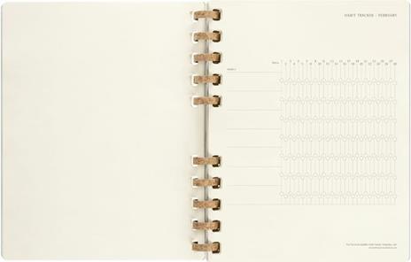 Agenda spiralata Moleskine 2023, 12 mesi, XXL, Remake Smoke - 23,5 x 28,14 cm - 10