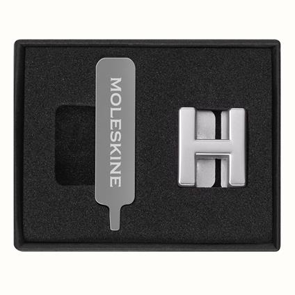 Moleskine Pins H Silver